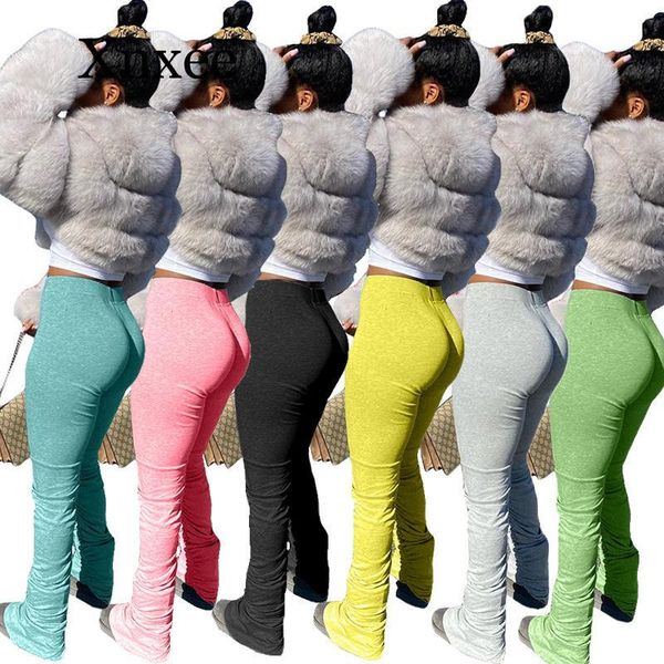 women's pants & capris stacked leggings joggers sweatpants women ruched legging jogging femme sweat trousers, Black;white
women's pants & capris stacked leggings joggers sweatpants women ruched legging jogging femme sweat trousers, Black;white