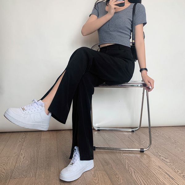 women's pants & capris black sharing spring and summer more design sense street casual fried long leg suit, Black;white
women's pants & capris black sharing spring and summer more design sense street casual fried long leg suit, Black;white