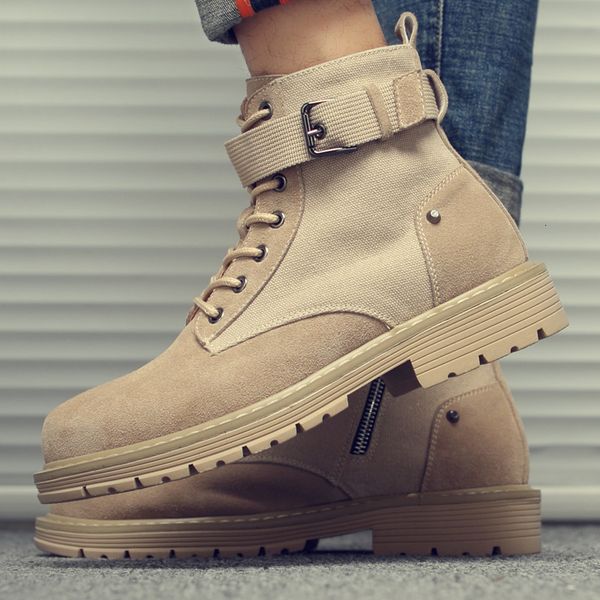 2021 breathable and versatile dert military american leisure fashion work cloth martin boots high cotton men's sho, Black
2021 breathable and versatile dert military american leisure fashion work cloth martin boots high cotton men's sho, Black
