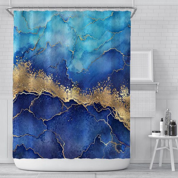 modern luxury abstract marble shower curtain for bathroom blue green gold with hooks curtains
modern luxury abstract marble shower curtain for bathroom blue green gold with hooks curtains