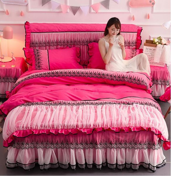 bedding sets rose red lace bedspread bed skirt romantic princess duvet cover set bedsheet pillowcases wedding size king
bedding sets rose red lace bedspread bed skirt romantic princess duvet cover set bedsheet pillowcases wedding size king