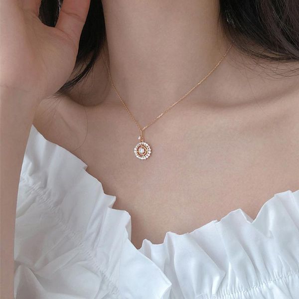 fashion sun flower necklace female temperament simple pendant clavicle chain jewelry accessories women party gift necklaces, Silver
fashion sun flower necklace female temperament simple pendant clavicle chain jewelry accessories women party gift necklaces, Silver