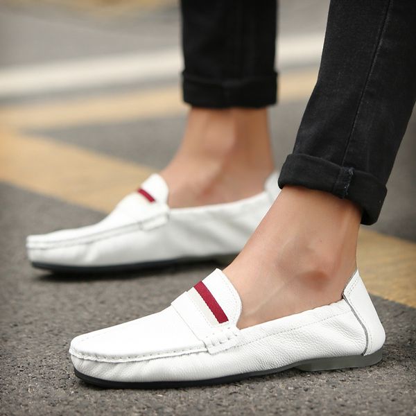 xunqi spring autumn doudou men's genuine british style fashion casual leather driving and lazy shoes are super, Black
xunqi spring autumn doudou men's genuine british style fashion casual leather driving and lazy shoes are super, Black