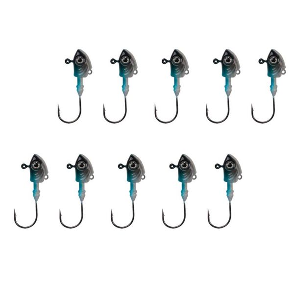 fishing simulation fish hook head compound lead with bait pointed mouth (blue 10g) hooks
fishing simulation fish hook head compound lead with bait pointed mouth (blue 10g) hooks