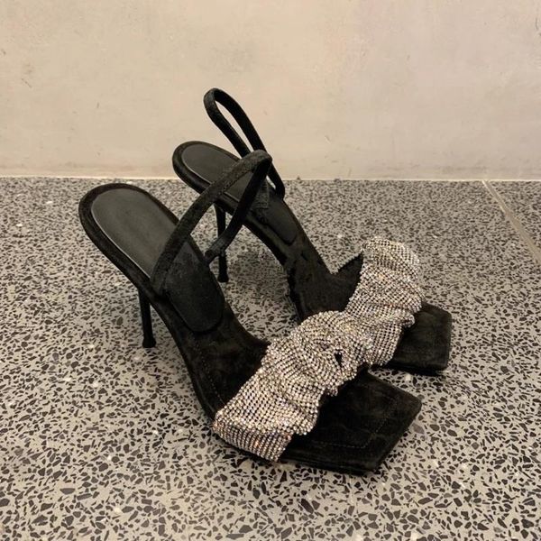 dress shoes summer sandals women rhinestone high heels woman elegant ladies square toe sandalias mujer stiletto slingback pumps, Black
dress shoes summer sandals women rhinestone high heels woman elegant ladies square toe sandalias mujer stiletto slingback pumps, Black