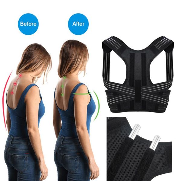 aptoco adjustable posture corrector brace shoulder back support belt men women kid spine correction lumbar corset, Black;blue
aptoco adjustable posture corrector brace shoulder back support belt men women kid spine correction lumbar corset, Black;blue