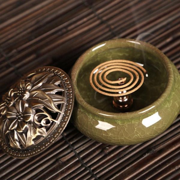 fragrance lamps 1pcs/pack smoke holder plate gourd shape copper alloy home decor assuaging calming multipurpose backflow incenseburner
fragrance lamps 1pcs/pack smoke holder plate gourd shape copper alloy home decor assuaging calming multipurpose backflow incenseburner