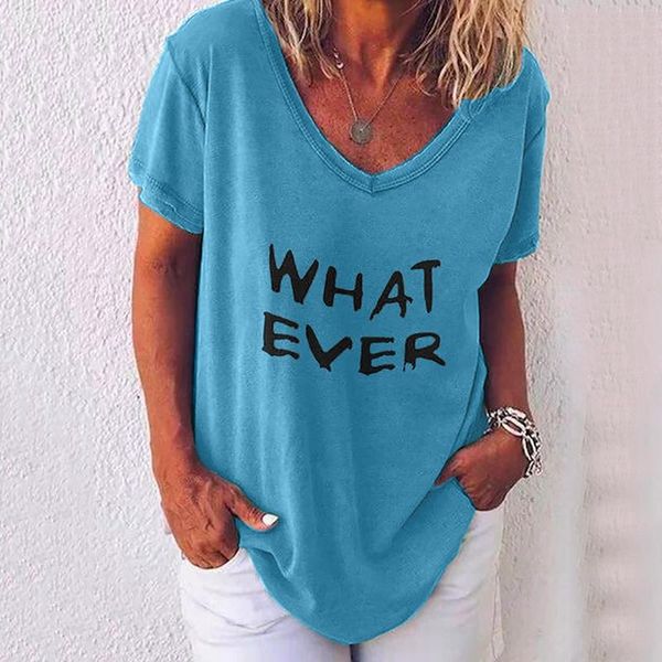 women's t-shirt summer t shirt womens casual v neck ladies short sleeve letter print plus size loose tee femme 2021, White
women's t-shirt summer t shirt womens casual v neck ladies short sleeve letter print plus size loose tee femme 2021, White
