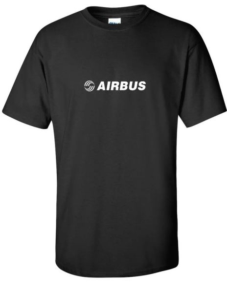 airbus white logo european aviation defense airlines black cotton t-shirt, White;black
airbus white logo european aviation defense airlines black cotton t-shirt, White;black
