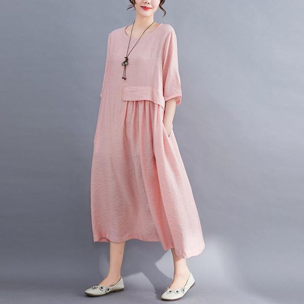 maternity dresses women's 2021 summer slim cotton and linen plus size dress literary temperament casual solid color for pregnant woman, White
maternity dresses women's 2021 summer slim cotton and linen plus size dress literary temperament casual solid color for pregnant woman, White