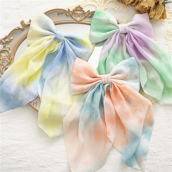 tie dye chiffon big bow hair barrette hair pin girls women headwear hair accessories, Golden;silver
tie dye chiffon big bow hair barrette hair pin girls women headwear hair accessories, Golden;silver