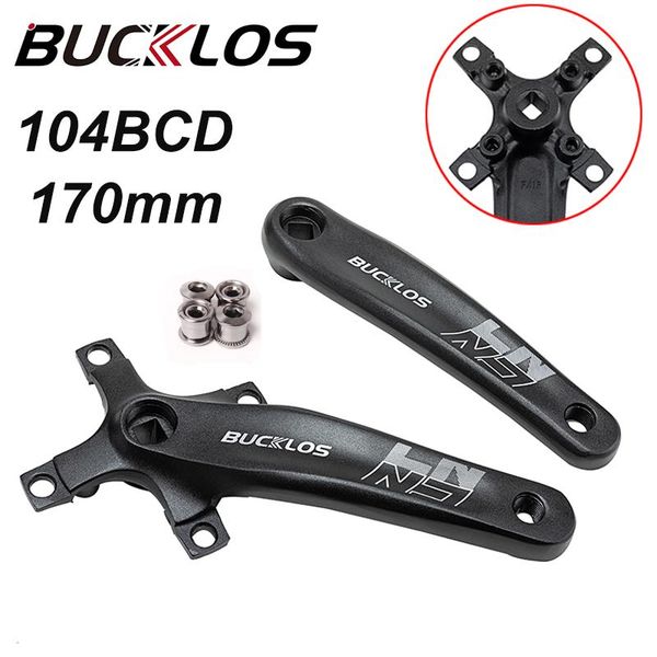 bike heels & chainwheels bucklos 104bcd mtb crank aluminum alloy 170mm bicycle ultralight 8/9/10/11 speed cranks arm crankset part
bike heels & chainwheels bucklos 104bcd mtb crank aluminum alloy 170mm bicycle ultralight 8/9/10/11 speed cranks arm crankset part