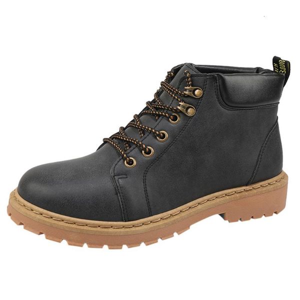 boots men's fashion snow waterproof matte texture vintage lace frock casual ankle zk57, Black
boots men's fashion snow waterproof matte texture vintage lace frock casual ankle zk57, Black