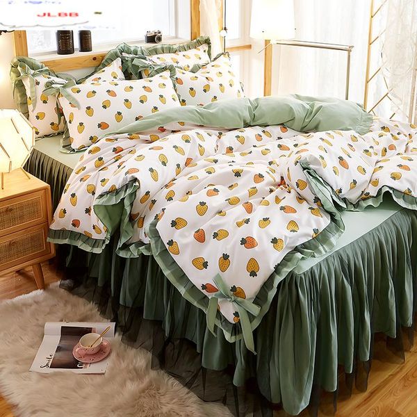 bedding sets strawberry lace set full king size bedspread wedding white duvet cover pillowcase girl princess bedclothes
bedding sets strawberry lace set full king size bedspread wedding white duvet cover pillowcase girl princess bedclothes