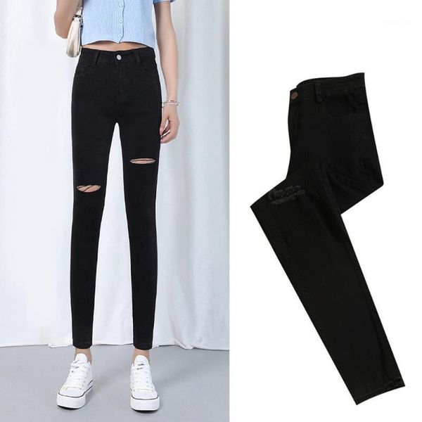Jeans Pants Women Denim Holes Leggings Black Skinny Jean Trousers Autumn High Waist Casual Elastic Slim Pencil Women's
Jeans Pants Women Denim Holes Leggings Black Skinny Jean Trousers Autumn High Waist Casual Elastic Slim Pencil Women's