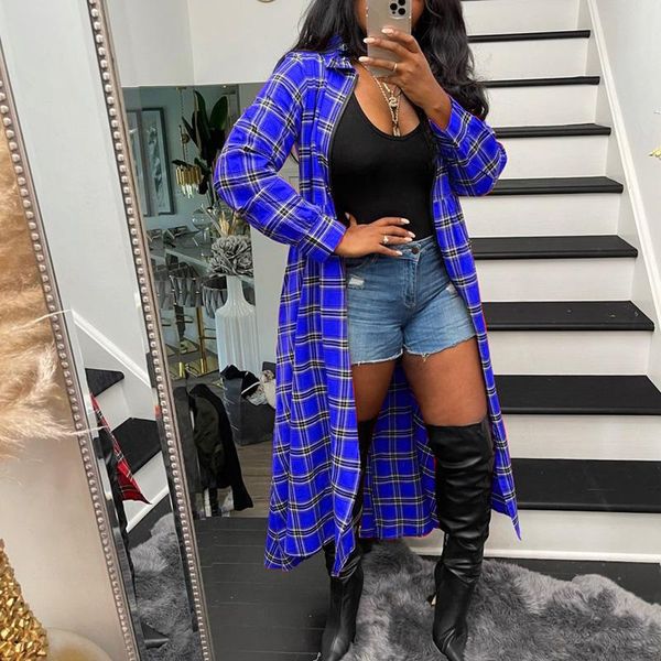 women's jackets women all-match long cardigan plaid jacket female sleeve streetwear loose spring autumn casual harajuku outerwears, Black;brown
women's jackets women all-match long cardigan plaid jacket female sleeve streetwear loose spring autumn casual harajuku outerwears, Black;brown