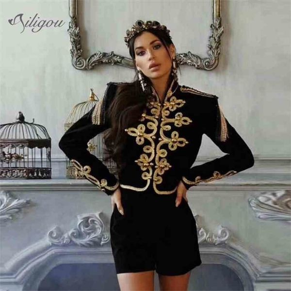 winter women's bandage jacket celebrity club party bodycon black long sleeve badge color button 210525, Black;brown
winter women's bandage jacket celebrity club party bodycon black long sleeve badge color button 210525, Black;brown