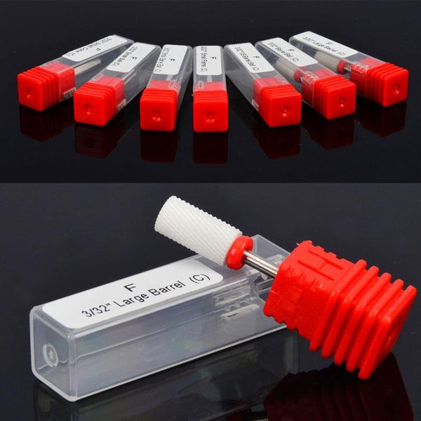 nail art equipment lcj 7 types high-end ceramic drill bit 3/32" rotary burr cutter bits for manicure electric accessories, Silver
nail art equipment lcj 7 types high-end ceramic drill bit 3/32" rotary burr cutter bits for manicure electric accessories, Silver