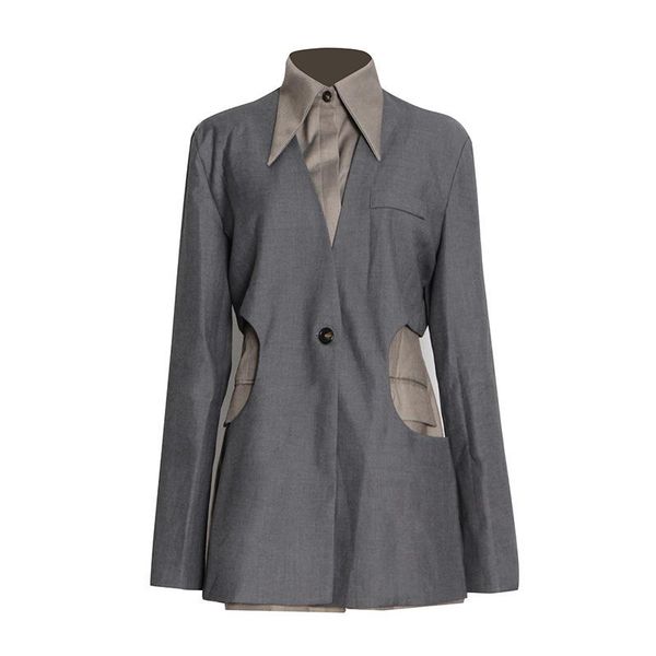 women's suits & blazers spring autumn runway designer fashion 2 pieces set blazer jacket for women solid color single button high stree, White;black
women's suits & blazers spring autumn runway designer fashion 2 pieces set blazer jacket for women solid color single button high stree, White;black