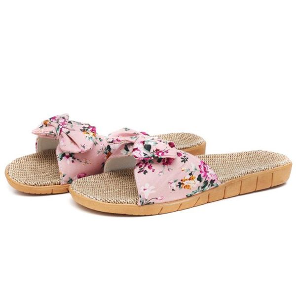 women summer beach slippers breathable linen flip flops female casual flax sandals floral bow indoor shoes #c30, Black
women summer beach slippers breathable linen flip flops female casual flax sandals floral bow indoor shoes #c30, Black