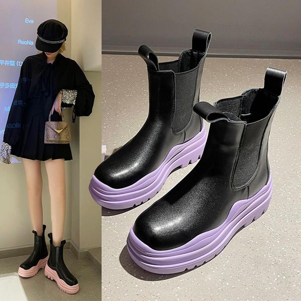 boots stylish atmosphere women's all-match color matching fashion shoes wear-resistant non-slip, Black
boots stylish atmosphere women's all-match color matching fashion shoes wear-resistant non-slip, Black