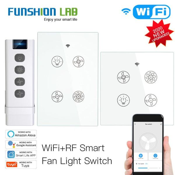 smart home control wifi rf ceiling fan light 2/3 way life/tuya app remote speed alexa google compatible
smart home control wifi rf ceiling fan light 2/3 way life/tuya app remote speed alexa google compatible