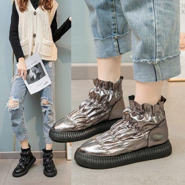boots 2021 platform waterproof snow women shoes height increasing bling winter furry warm chunky sole, Black
boots 2021 platform waterproof snow women shoes height increasing bling winter furry warm chunky sole, Black