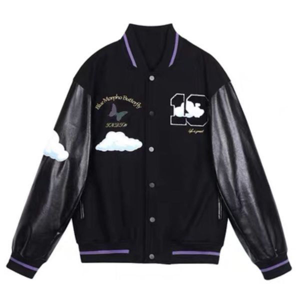 men's jackets embroidered hip hop baseball jacket for men and women, street with clouds, vintage windbreaker, male female gt0m, Black;brown
men's jackets embroidered hip hop baseball jacket for men and women, street with clouds, vintage windbreaker, male female gt0m, Black;brown