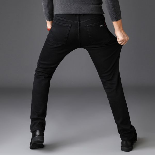 pure black jeans straight tube slim summer thin men's elastic casual loose large pants fashion brand, Blue
pure black jeans straight tube slim summer thin men's elastic casual loose large pants fashion brand, Blue