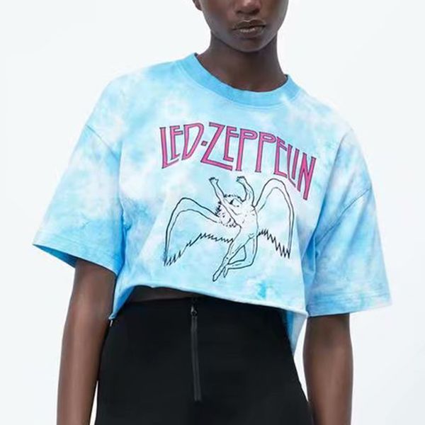 za women tees summer short sleeve round neck loose t-shirt tie dye cartoon print blue pin chic 210422, White
za women tees summer short sleeve round neck loose t-shirt tie dye cartoon print blue pin chic 210422, White