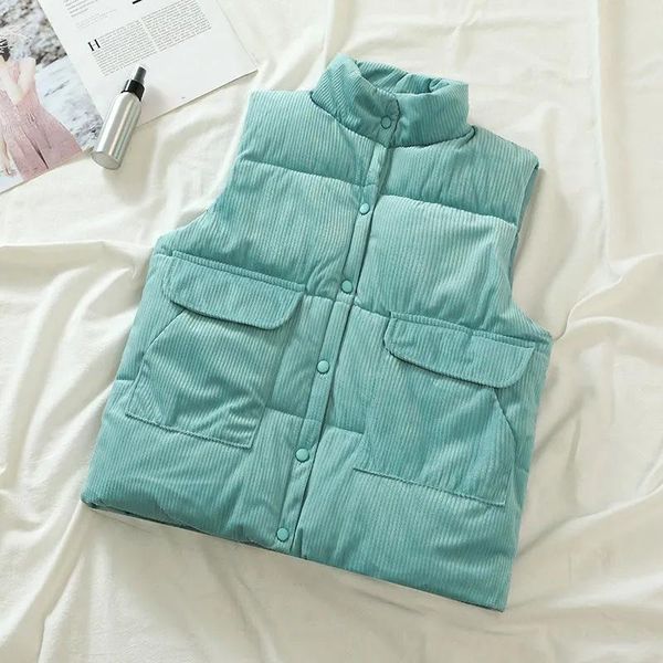women's vests women vest coat 2021 casual gilet fashion sleeveless chaleco mujer outwear winter korean style buttons corduroy waistcoat, Black;white
women's vests women vest coat 2021 casual gilet fashion sleeveless chaleco mujer outwear winter korean style buttons corduroy waistcoat, Black;white