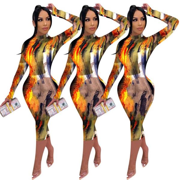 selling women skinny dress tie-dye printing o-neck long sleeve bodycon mid-calf dresses for nightclub party autumn wear casual, Black;gray
selling women skinny dress tie-dye printing o-neck long sleeve bodycon mid-calf dresses for nightclub party autumn wear casual, Black;gray