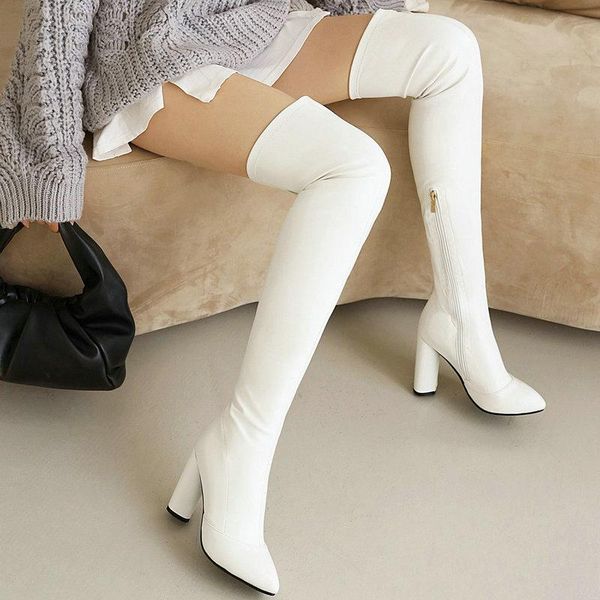 boots thigh high women heels over the knee for point toe black white red fetish party long shoes
boots thigh high women heels over the knee for point toe black white red fetish party long shoes