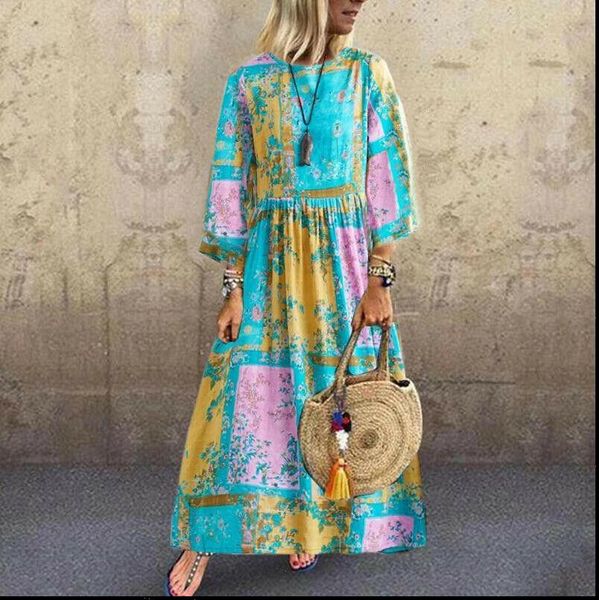 boho floral long maxi womens sleepwears sundress o neck sleeve holiday kaftan casual beach plus size, Black;red
boho floral long maxi womens sleepwears sundress o neck sleeve holiday kaftan casual beach plus size, Black;red