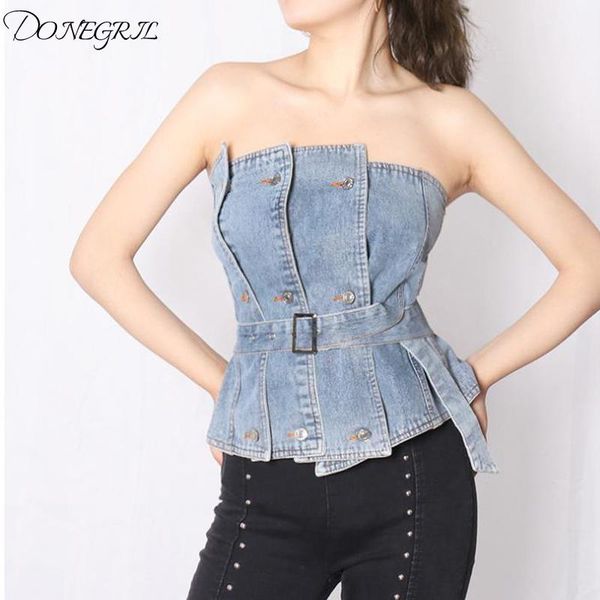 women's tanks & camis 2021 summer women denim lrregular vests strapless sleeveless high waist with sashes vest for female, White
women's tanks & camis 2021 summer women denim lrregular vests strapless sleeveless high waist with sashes vest for female, White