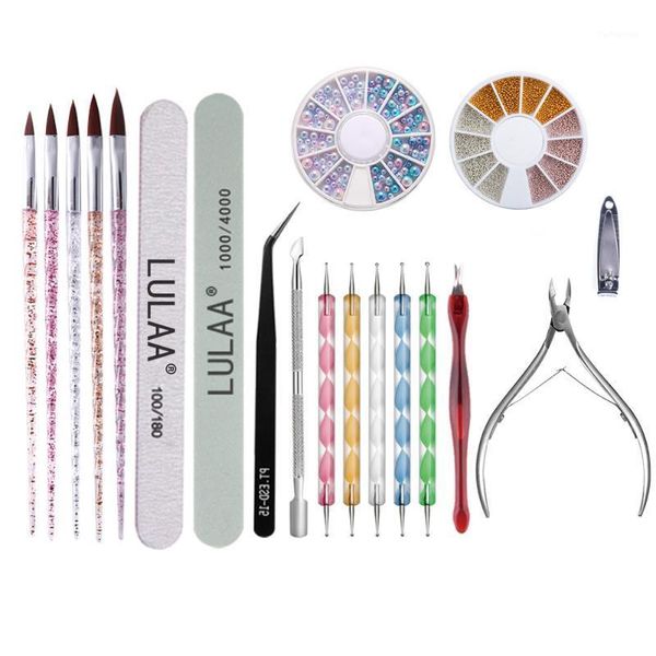 19pcs manicure nail art set rhinestones drill pen professional dead skin removal home decoration dotting tool pedicure diy salon kits1
19pcs manicure nail art set rhinestones drill pen professional dead skin removal home decoration dotting tool pedicure diy salon kits1