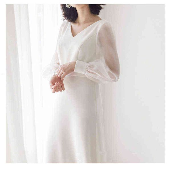 luxury street style dresses light 2021 satin wedding simple mori bride wedding banquet outdoor travel shooting long sleeved women, Black;pink
luxury street style dresses light 2021 satin wedding simple mori bride wedding banquet outdoor travel shooting long sleeved women, Black;pink