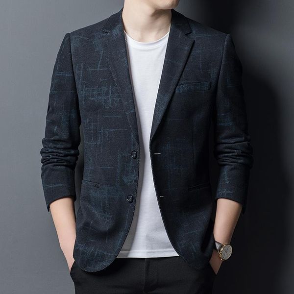 men's suits & blazers fashion print for business casual slim fit suit jackets single breasted streetwear social dress coat costume homm, White;black
men's suits & blazers fashion print for business casual slim fit suit jackets single breasted streetwear social dress coat costume homm, White;black