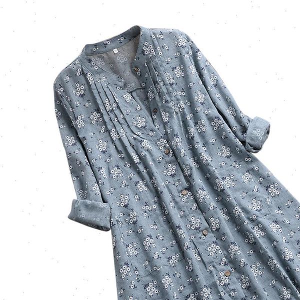 women blouses womens shirt v neck pleated floral print long sleeve casual blouse ladies summer maxi dress blusas femininas, White
women blouses womens shirt v neck pleated floral print long sleeve casual blouse ladies summer maxi dress blusas femininas, White