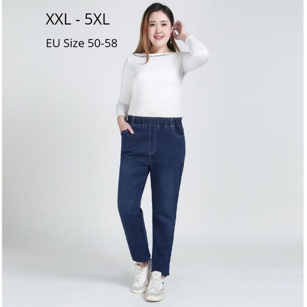 women's jeans women plus size 5xl 4xl 3xl elastic high waist casual trousers female slim pencil denim pants pantalones de mujers, Blue
women's jeans women plus size 5xl 4xl 3xl elastic high waist casual trousers female slim pencil denim pants pantalones de mujers, Blue