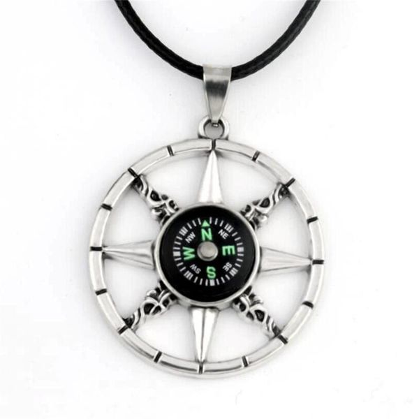 chains trend rock hip hop retro compass necklace pendant men's women's holiday gift jewelry wholesale, Silver
chains trend rock hip hop retro compass necklace pendant men's women's holiday gift jewelry wholesale, Silver