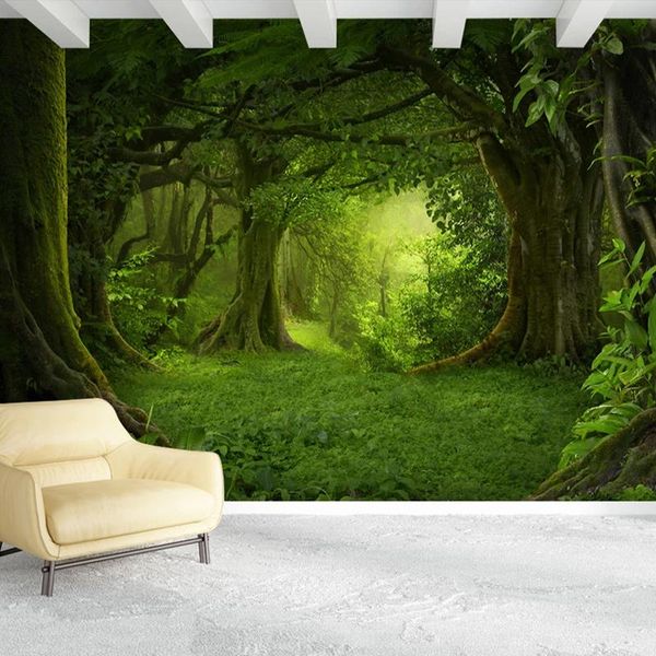 wallpapers custom po wall paper 3d stereoscopic space green forest landscape painting mural wallpaper for living room bedroom decor
wallpapers custom po wall paper 3d stereoscopic space green forest landscape painting mural wallpaper for living room bedroom decor