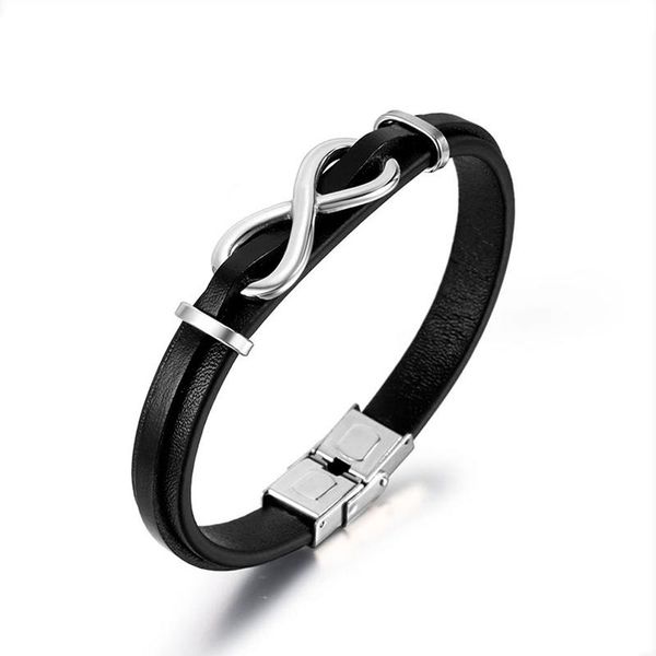 charm bracelets punk curb cuban link chain bangle classic stainless steel accessories genuine leather bracelet for men women jewelry gift, Golden;silver
charm bracelets punk curb cuban link chain bangle classic stainless steel accessories genuine leather bracelet for men women jewelry gift, Golden;silver