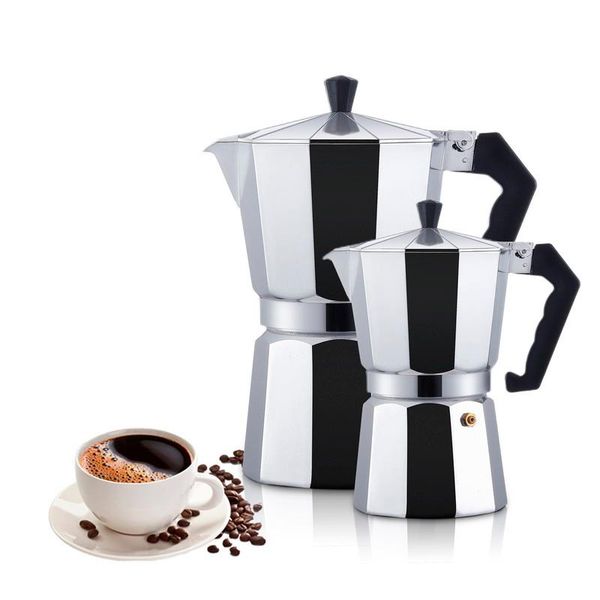 coffee pots 50ml aluminum 1cup italian stove moka espresso maker percolator pot tool
coffee pots 50ml aluminum 1cup italian stove moka espresso maker percolator pot tool