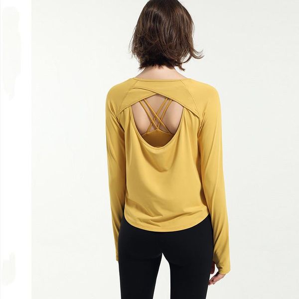 yoga outfit autumn sports for gym women long sleeve back hollow out fitness shirts loose activewear exercise running t-shirts
yoga outfit autumn sports for gym women long sleeve back hollow out fitness shirts loose activewear exercise running t-shirts
