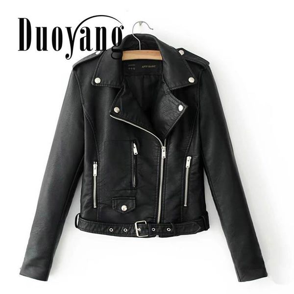 women's jackets women 2021 leather motorcycle casual coats female jacket spring autumn zipper black streetwears woman clothing, Black;brown
women's jackets women 2021 leather motorcycle casual coats female jacket spring autumn zipper black streetwears woman clothing, Black;brown