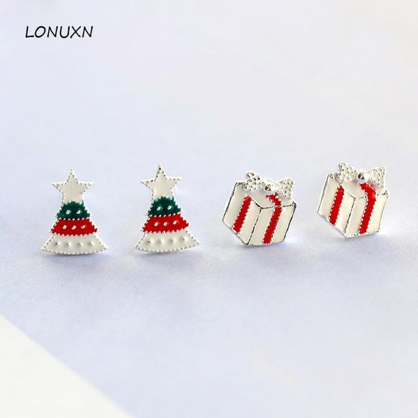 stud 925 sterling silver cute cartoon christmas tree present jewelry girls charm earrings for women gift, Golden;silver
stud 925 sterling silver cute cartoon christmas tree present jewelry girls charm earrings for women gift, Golden;silver