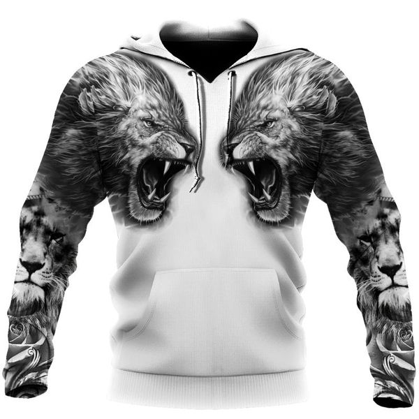 men's hoodies & sweatshirts novelty lion tattoo 3d printed men women hoodie sweatshirt /hoodies /zipper pullover casual streetwear kj, Black
men's hoodies & sweatshirts novelty lion tattoo 3d printed men women hoodie sweatshirt /hoodies /zipper pullover casual streetwear kj, Black