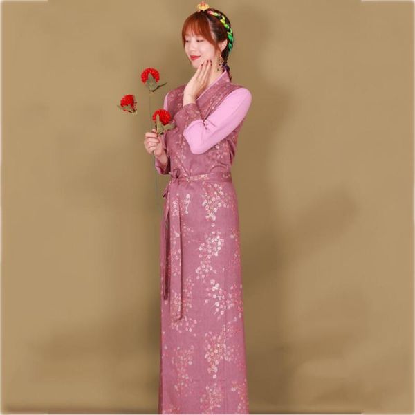 ethnic clothing tibetan cheongsam dress women vintage robe traditional tibet costume elegant summer silk oriental gown, Red
ethnic clothing tibetan cheongsam dress women vintage robe traditional tibet costume elegant summer silk oriental gown, Red