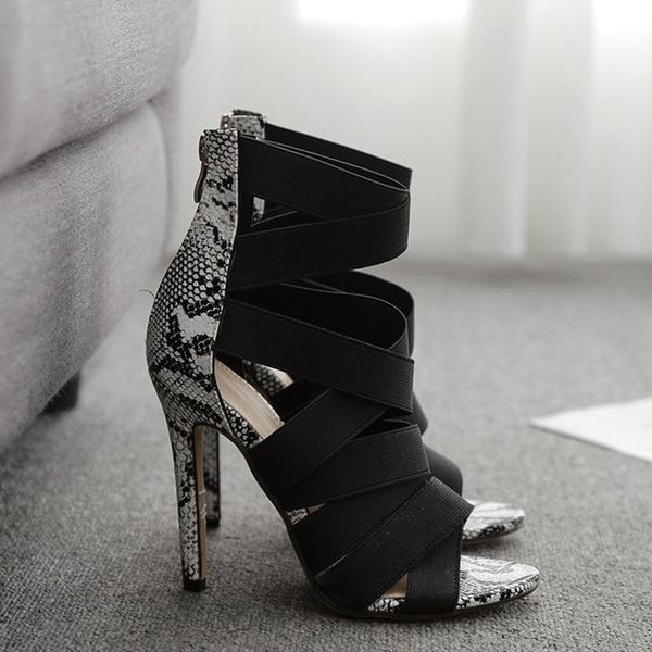 teahoo summer high gang serpentine women gladiator sandals heels comfortable elastic cloth ankle strap, Black
teahoo summer high gang serpentine women gladiator sandals heels comfortable elastic cloth ankle strap, Black